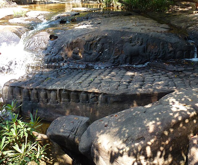 Kbal Spean (Bone Bridge & River of 1,000 Lingas)